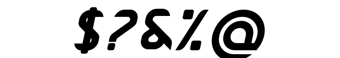 Pamekasan Bold Italic Font OTHER CHARS