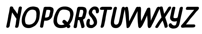 Panforte Condensed Bold Italic Font UPPERCASE