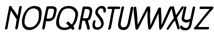 Panforte Condensed Regular Italic Font UPPERCASE