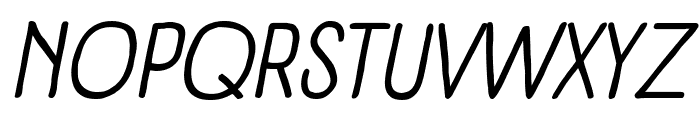 Panforte Pro Italic Font UPPERCASE