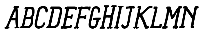 Panforte Serif Italic Font UPPERCASE