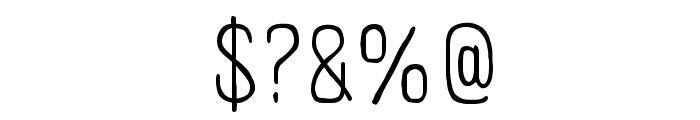 Panforte Serif Light Font OTHER CHARS
