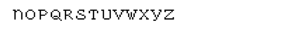 Panoptica Pixel Font LOWERCASE