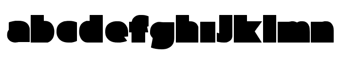 Parafuse Ultra Black Font LOWERCASE