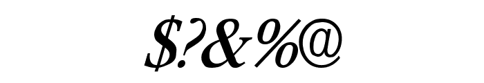 Paramount Italic Font OTHER CHARS