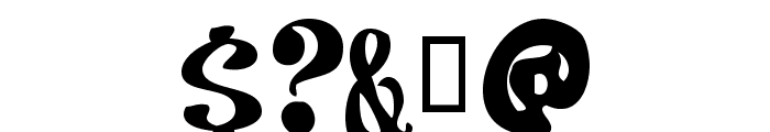 Parrannoyed-Regular Font OTHER CHARS