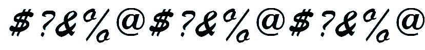 Parsek Bold Font OTHER CHARS
