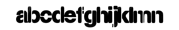 PartyLights Font LOWERCASE