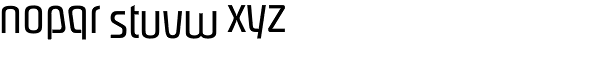 Pasadena Serial Regular Font LOWERCASE