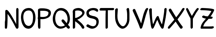 PatrickHand Font UPPERCASE