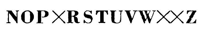 pb Font UPPERCASE