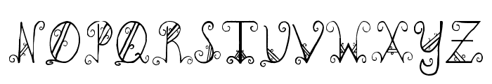 PC-GothicScroll Font UPPERCASE