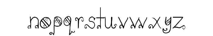 PC-GothicScroll Font LOWERCASE