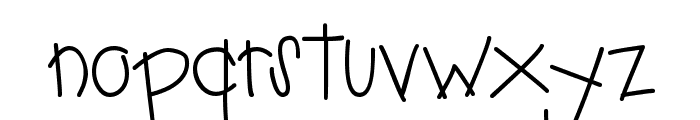PC Overalls Font LOWERCASE