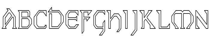 PCEireHC Font UPPERCASE