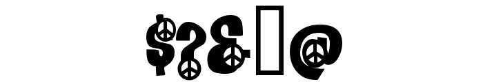Peace Font OTHER CHARS