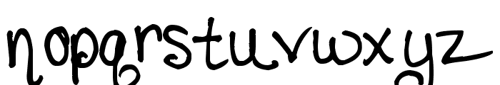Pea Becky Font LOWERCASE