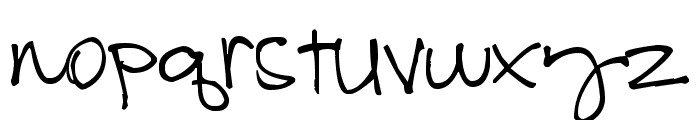 Pea Bonnie Script Font LOWERCASE