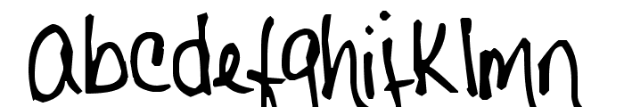Pea Daisy Doodles Font LOWERCASE