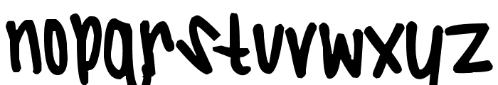 Pea Mary Font LOWERCASE