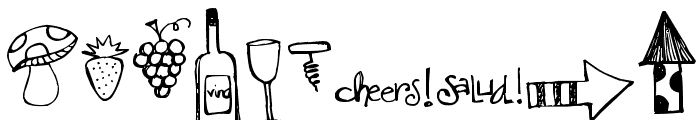 Pea Stacy's New Doodles Font OTHER CHARS