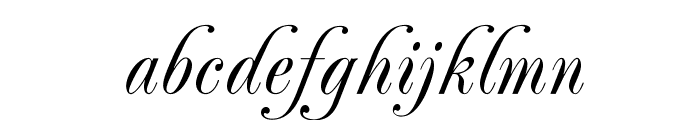 PeachExquisiteOpti-Light Font LOWERCASE