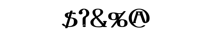 Peake-Squat Bold Font OTHER CHARS