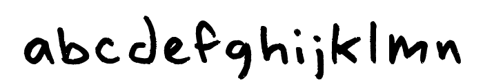 Pen of Truth Font LOWERCASE