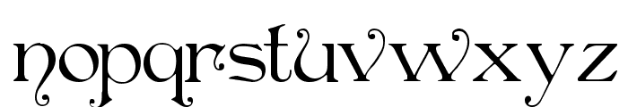 Penshurst Font LOWERCASE