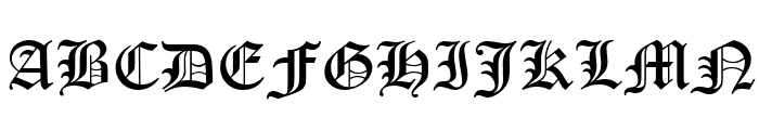 PentaGram s Gothika Bold Italic Font UPPERCASE