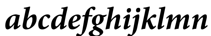 PentaGram s Gothika Bold Italic Font LOWERCASE