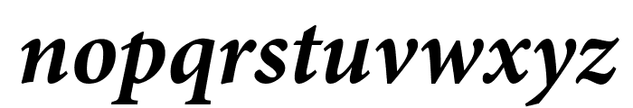 PentaGram s Gothika Bold Italic Font LOWERCASE