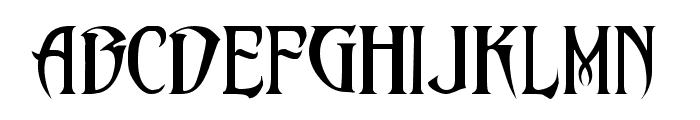 PentaGram s Malefissent Regular Font LOWERCASE
