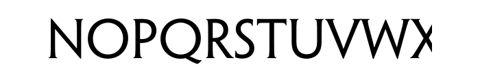 Penumbra Half Serif Std Font UPPERCASE