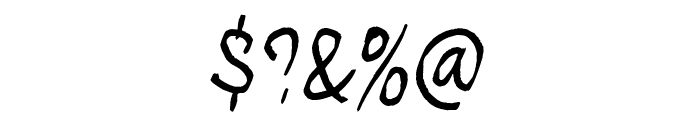 People per square kilometer Font OTHER CHARS