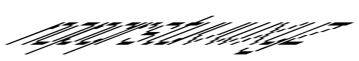 Perfect Pixel Italic TestDrive Font LOWERCASE