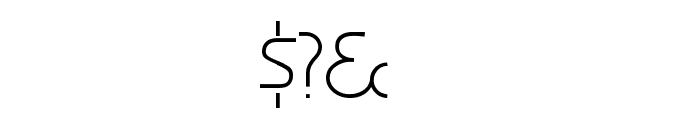 Perisphere Font OTHER CHARS
