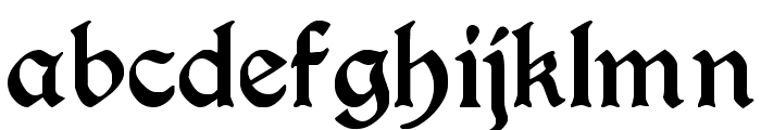PerryGothic Regular Font LOWERCASE