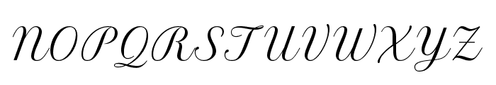 Petit Formal Script Font UPPERCASE