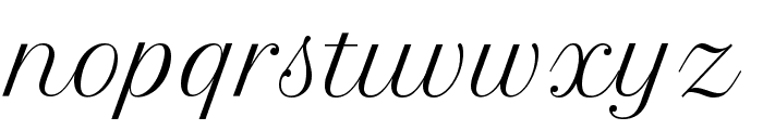 Petit Formal Script Font LOWERCASE