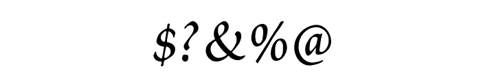 Petitscript-Italic Font OTHER CHARS