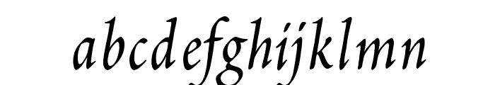 Petitscript-Italic Font LOWERCASE