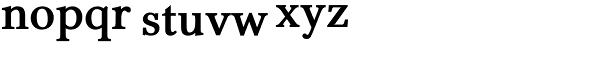 Pevensey 4 ExtraBold Font LOWERCASE