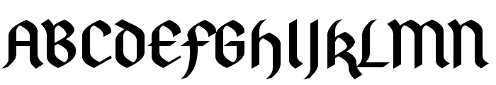 PfefferSimpelgotisch-Bold Font UPPERCASE
