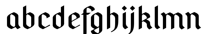 PfefferSimpelgotisch-SemiBold Font LOWERCASE