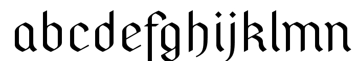 PfefferSimpelgotisch Font LOWERCASE