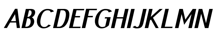 Pfennig Bold Italic Font UPPERCASE