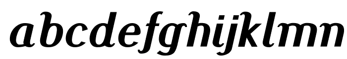 Pfennig Bold Italic Font LOWERCASE