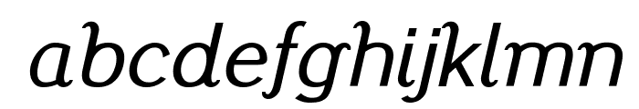 Pfennig Italic Font LOWERCASE