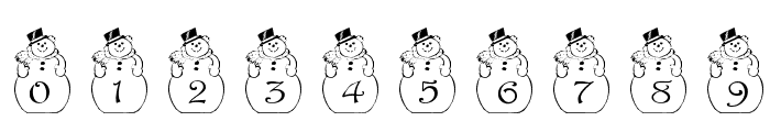 pf_snowman2 Font OTHER CHARS